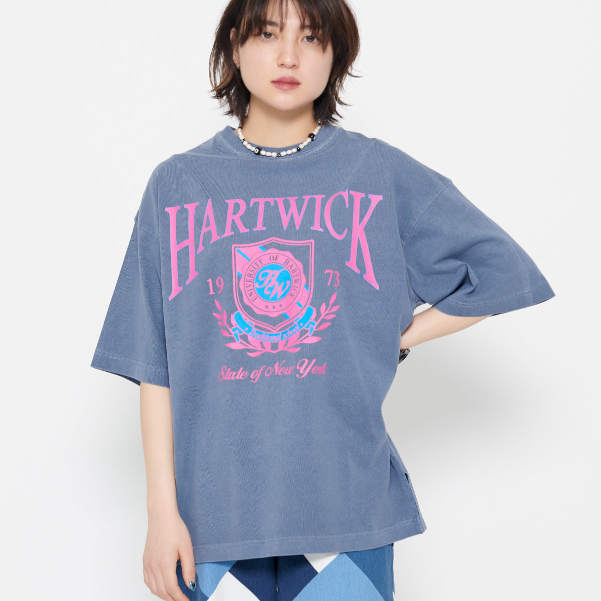 スピリトーゾ Spiritoso HARTWICK カレッジロゴTシャツ
