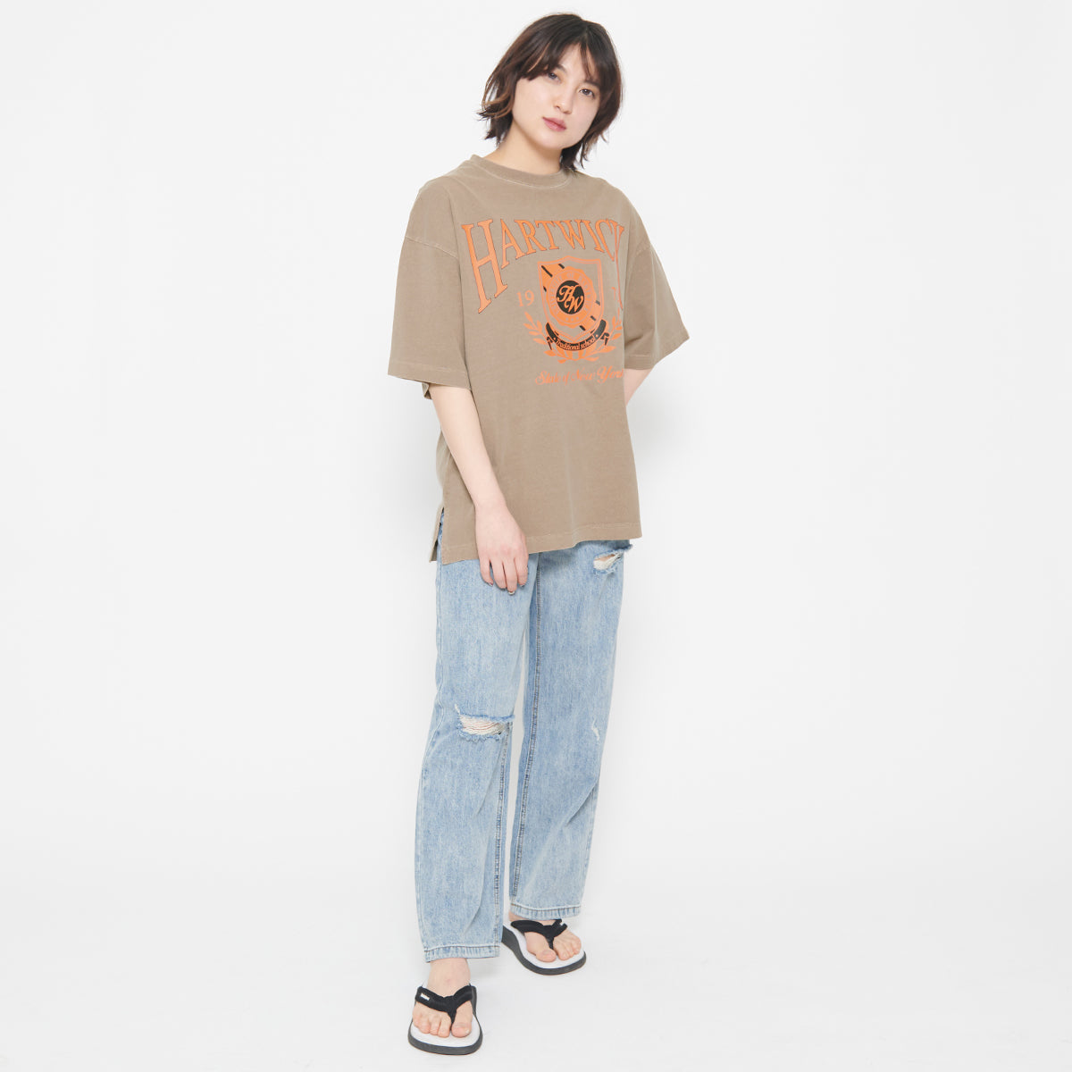 スピリトーゾ Spiritoso HARTWICK カレッジロゴTシャツ