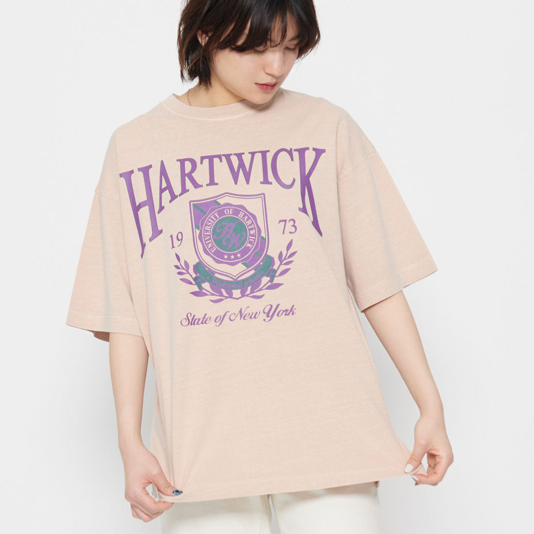 スピリトーゾ Spiritoso HARTWICK カレッジロゴTシャツ