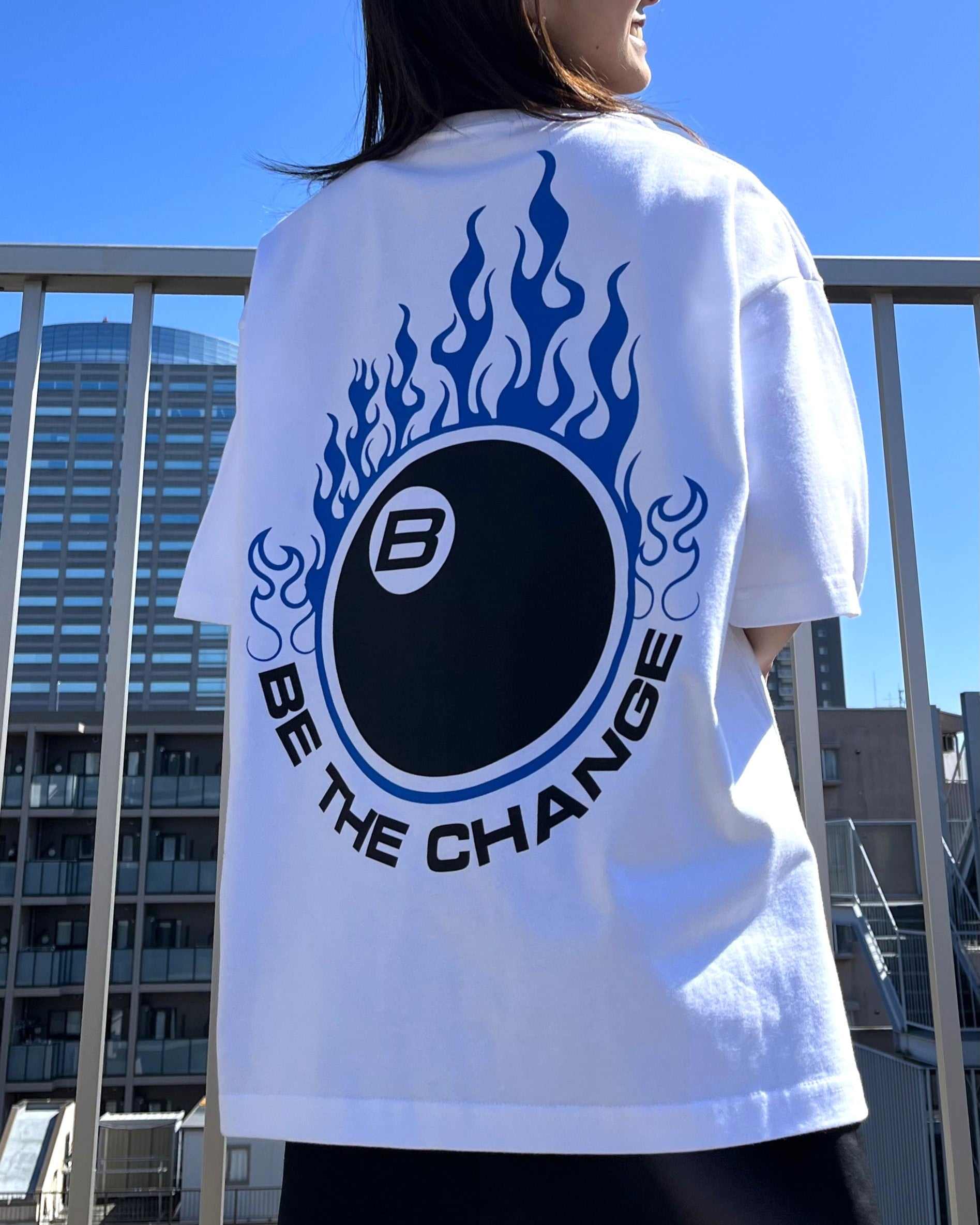 スピリトーゾ Spiritoso ビリヤード両面プリント ビッグシルエットTシャツ