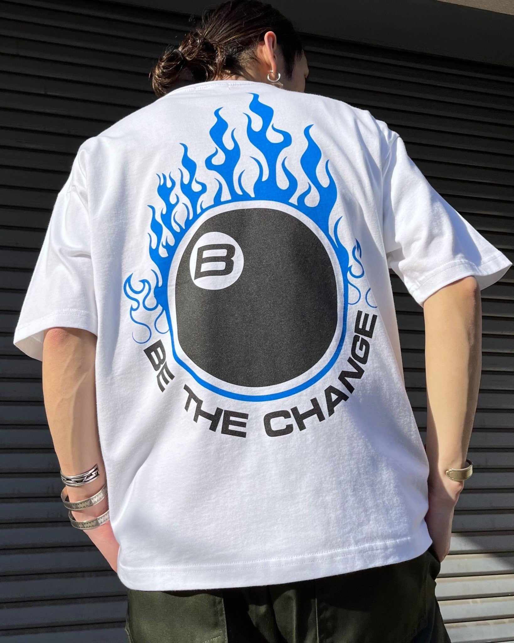 スピリトーゾ Spiritoso ビリヤード両面プリント ビッグシルエットTシャツ