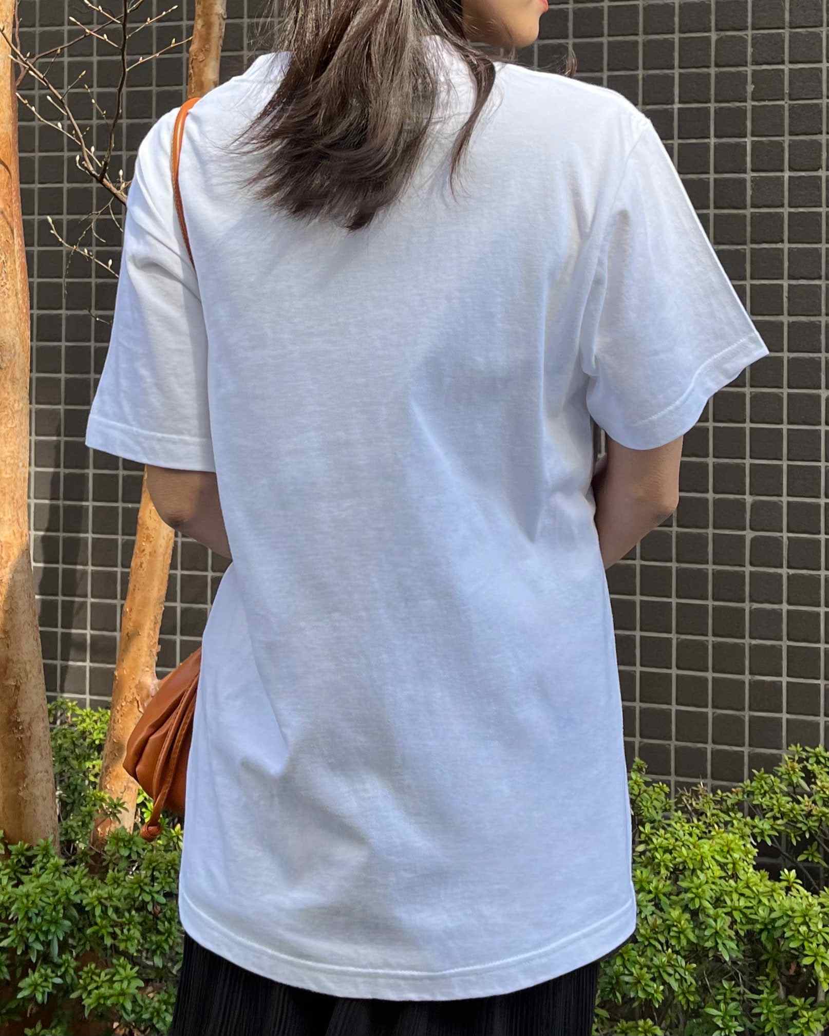 スピリトーゾ Spiritoso AMOUR 花柄プリントTシャツ (ブラック) ブラック