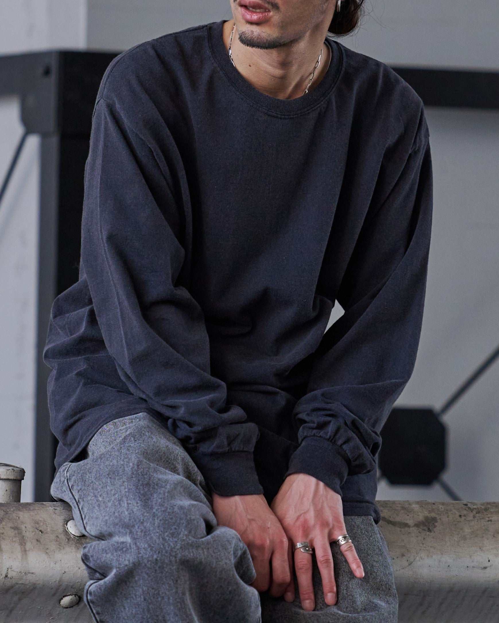 スピリトーゾ Spiritoso GILDAN 洗い加工 ヴィンテージ風ロンT