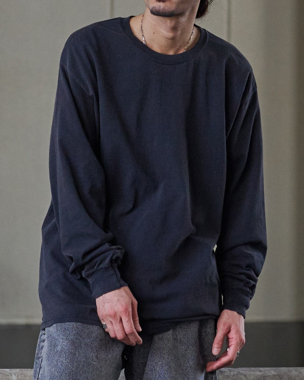 スピリトーゾ Spiritoso GILDAN 洗い加工 ヴィンテージ風ロンT