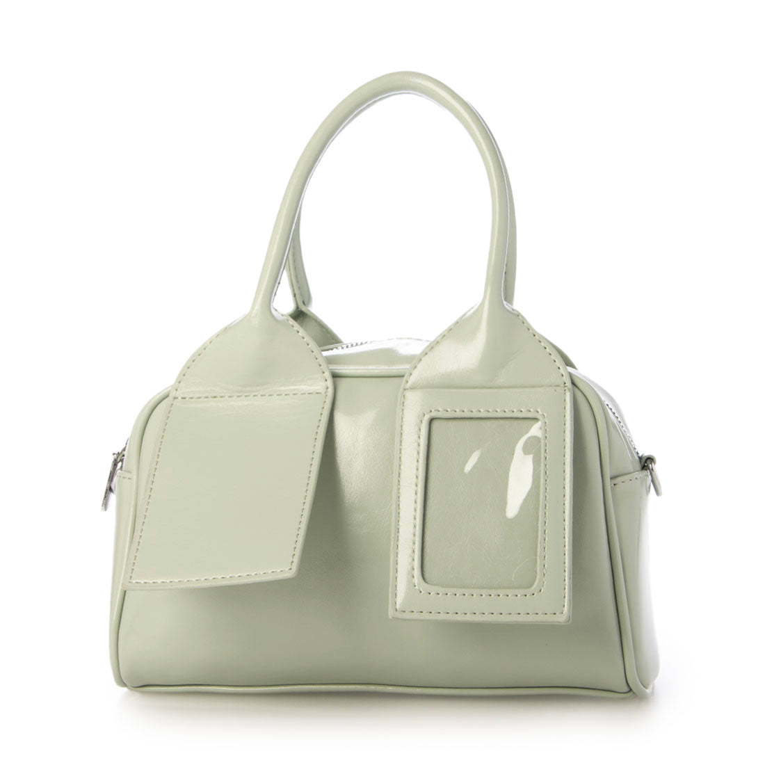 スタイロ styiro カードポケットボストントート/ショルダーバッグ (ライトグリーン) ライトグリーン