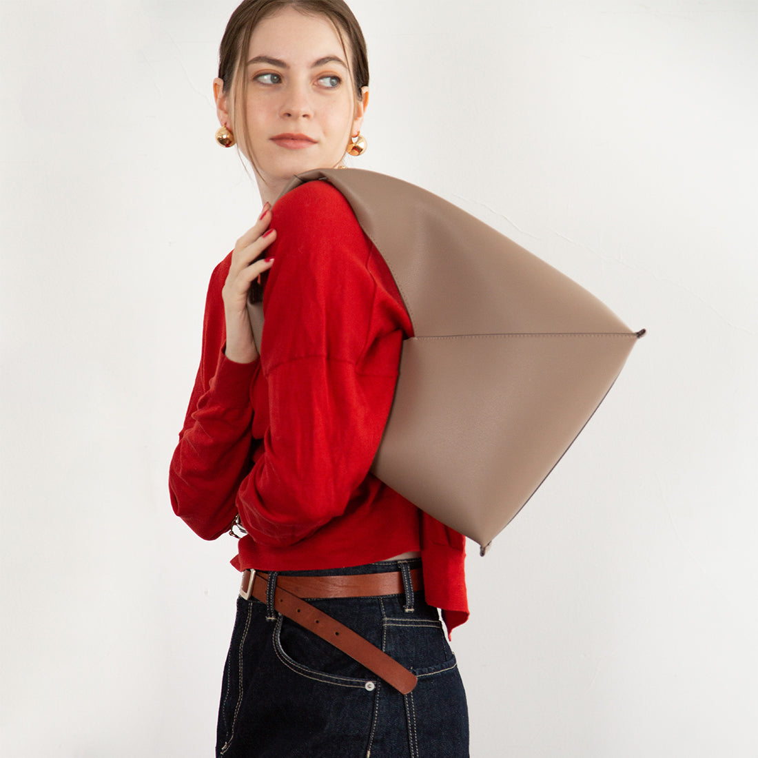 スタイロ styiro カシュクールワンハンドルバッグ