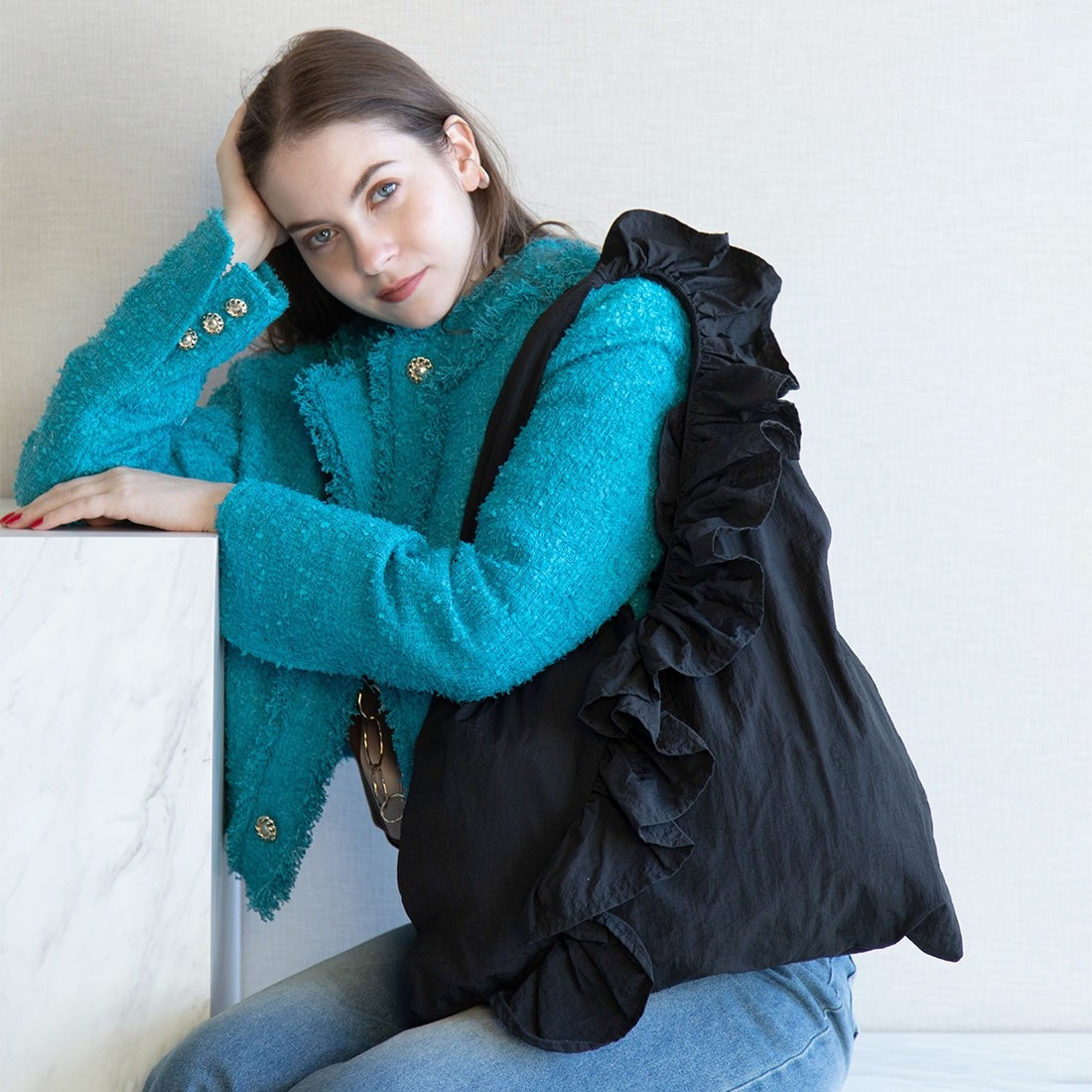 Styro Frill Cache-Coeur Bag