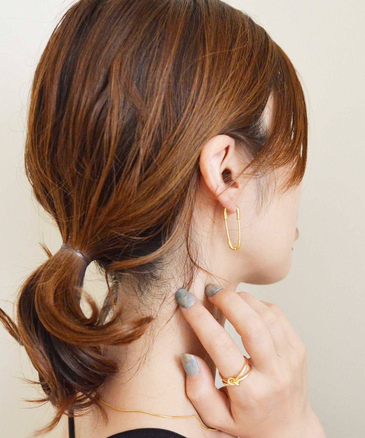 スタイロ styiro ニッケルフリー ピンズメタルピアス (ゴールド) ゴールド