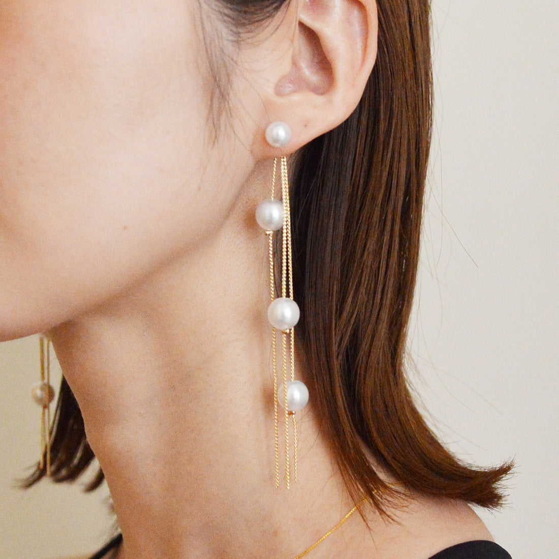 スタイロ styiro ニッケルフリー 2way パール・メタルパールピアス,パール