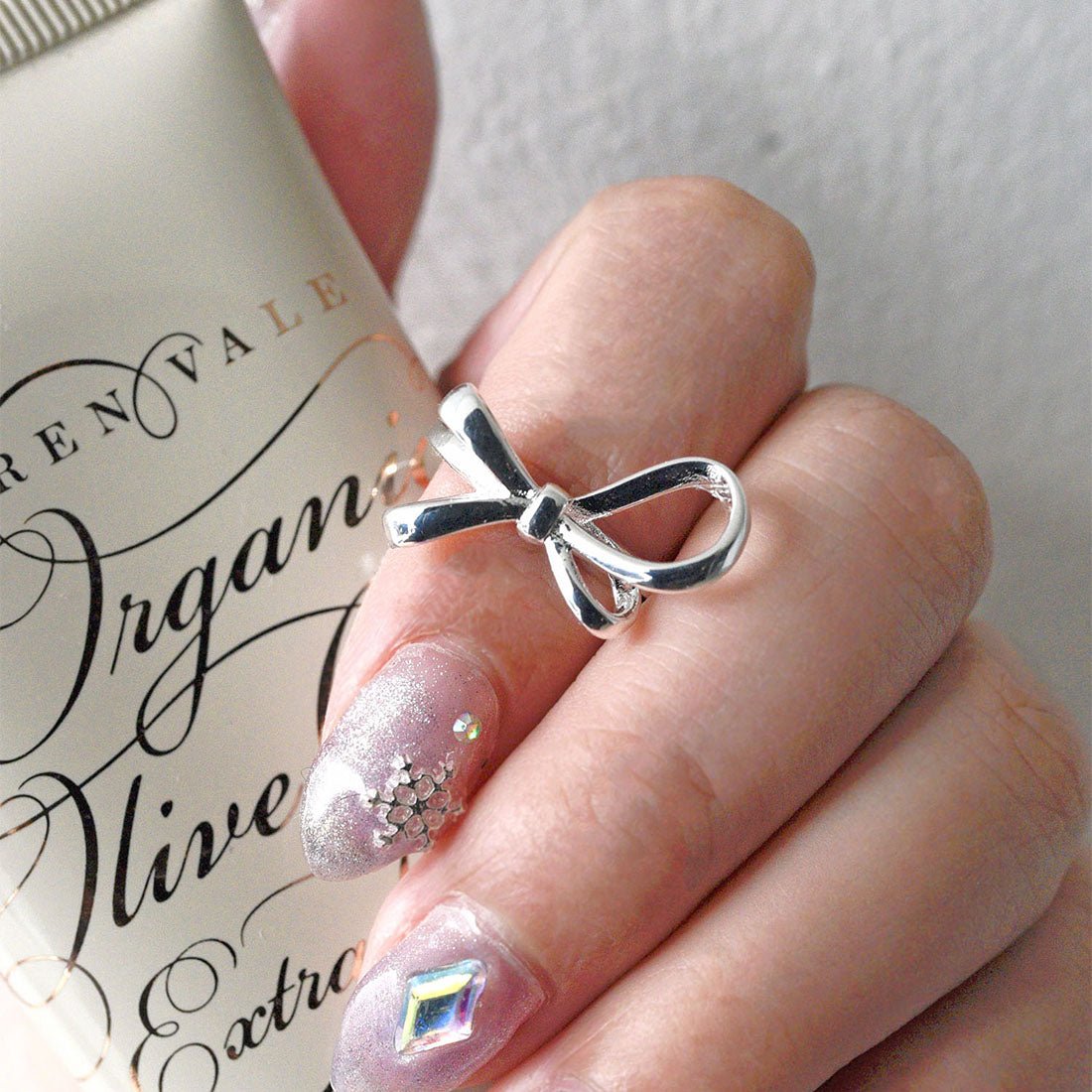 Styro Nickel-Free Metal Ribbon Ring