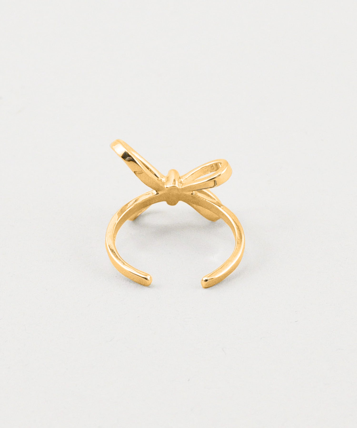 Styiro Nickel-Free Metal Ribbon Ring Metal Allergy Compatible