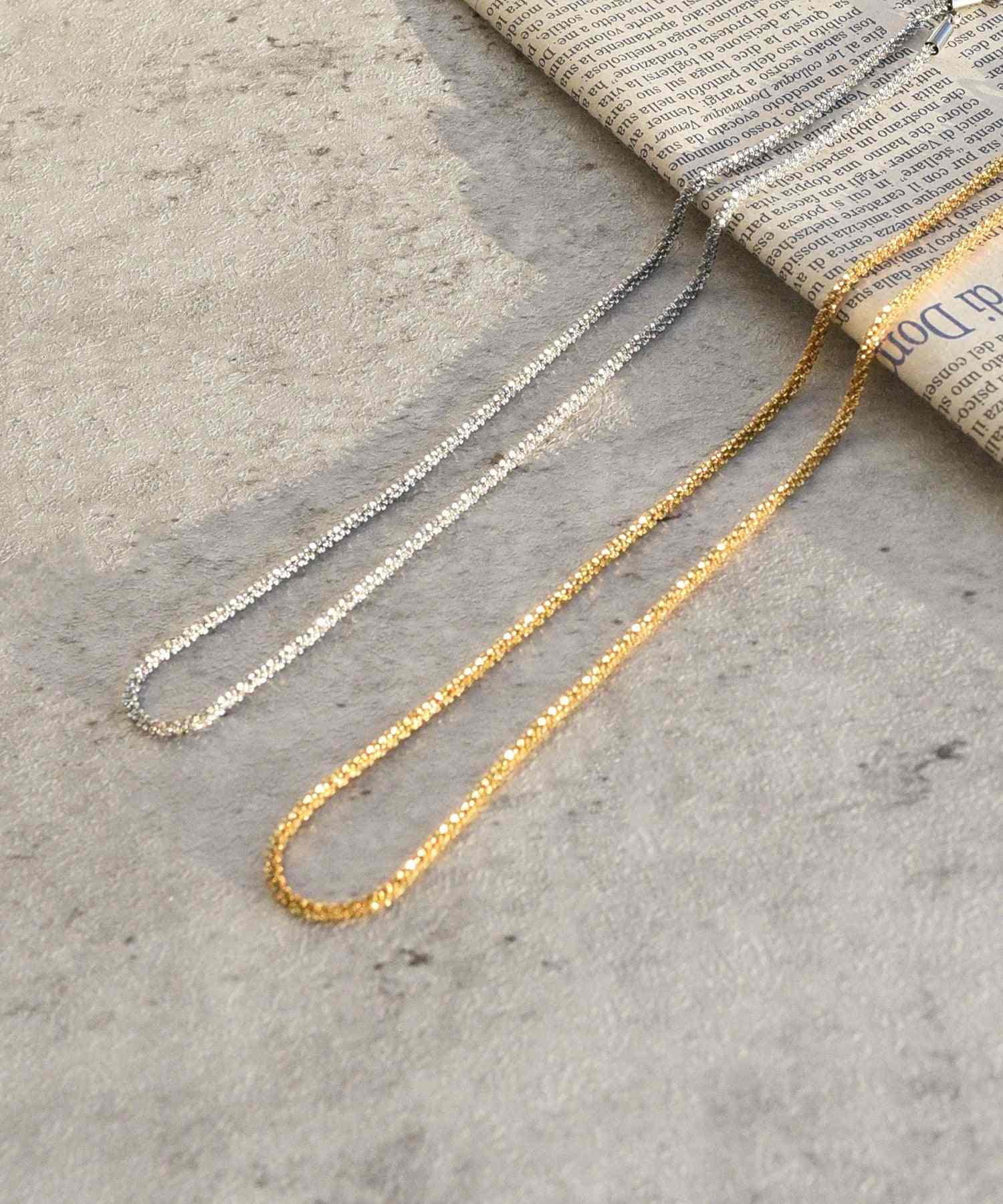 スタイロ styiro 水に強く変色しにくい 金属アレルギー対応 シャイニーチェーンステンレスネックレス (ゴールド) ゴールド