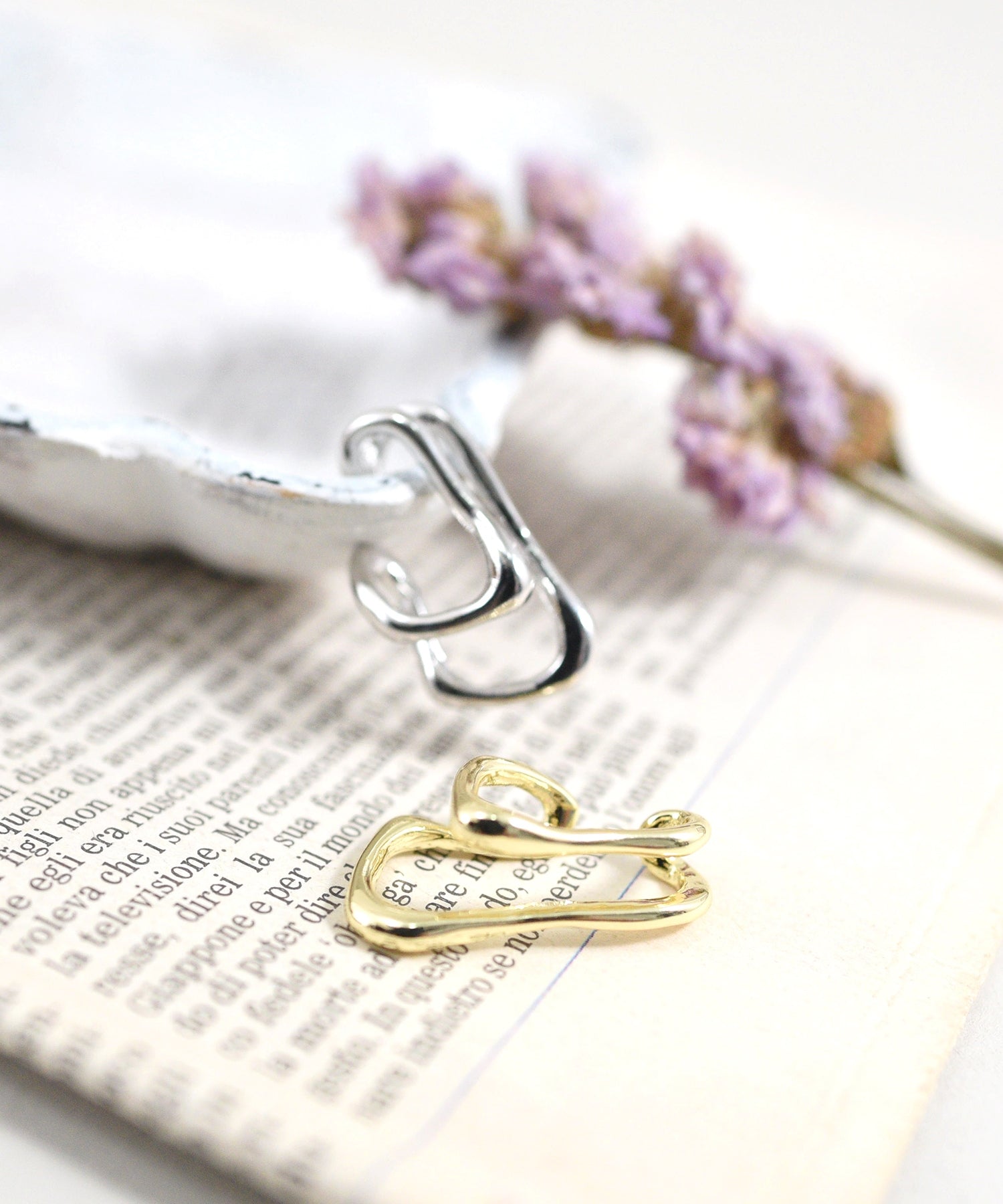 スタイロ styiro ニッケルフリーダブルメタルイヤーカフ (ゴールド) ゴールド