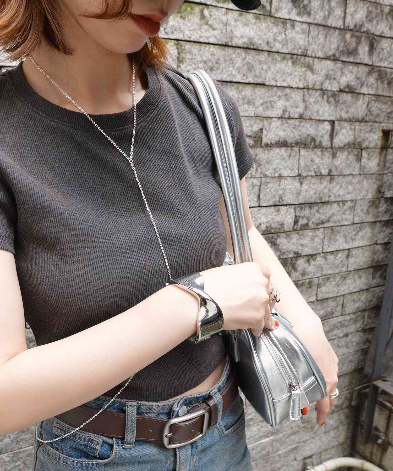 スタイロ styiro ニッケルフリー リボンクリップバングル (シルバー) シルバー