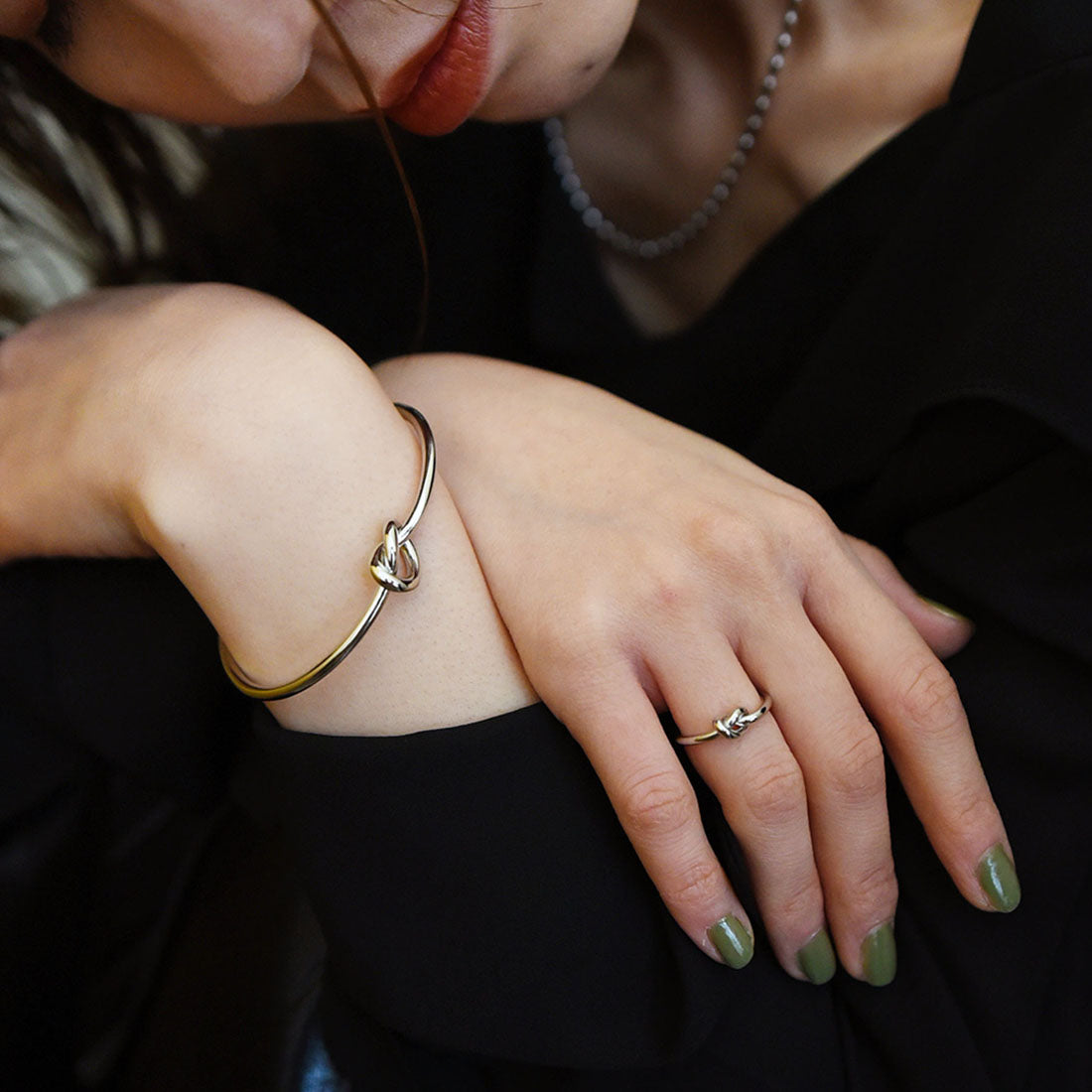 スタイロ styiro ノットメタルバングル(シルバー1) シルバー1