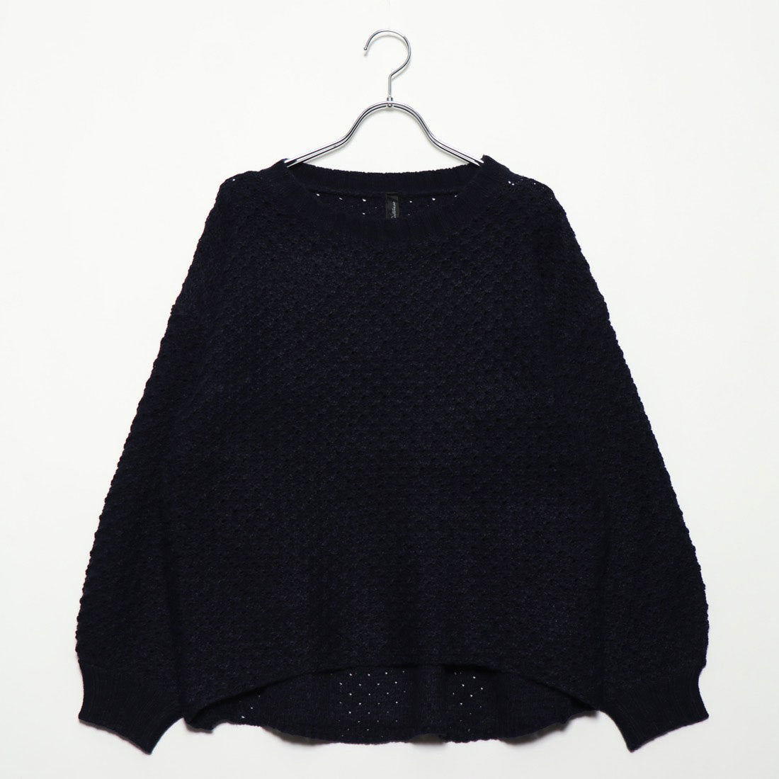 スタイルブロック STYLEBLOCK ボリュームスリーブバルキーニット (ネイビー) ネイビー