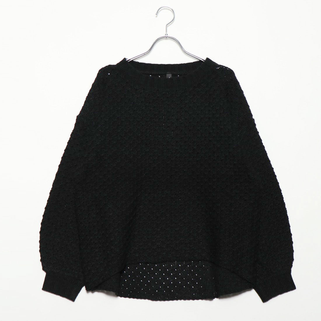 スタイルブロック STYLEBLOCK ボリュームスリーブバルキーニット (ブラック) ブラック