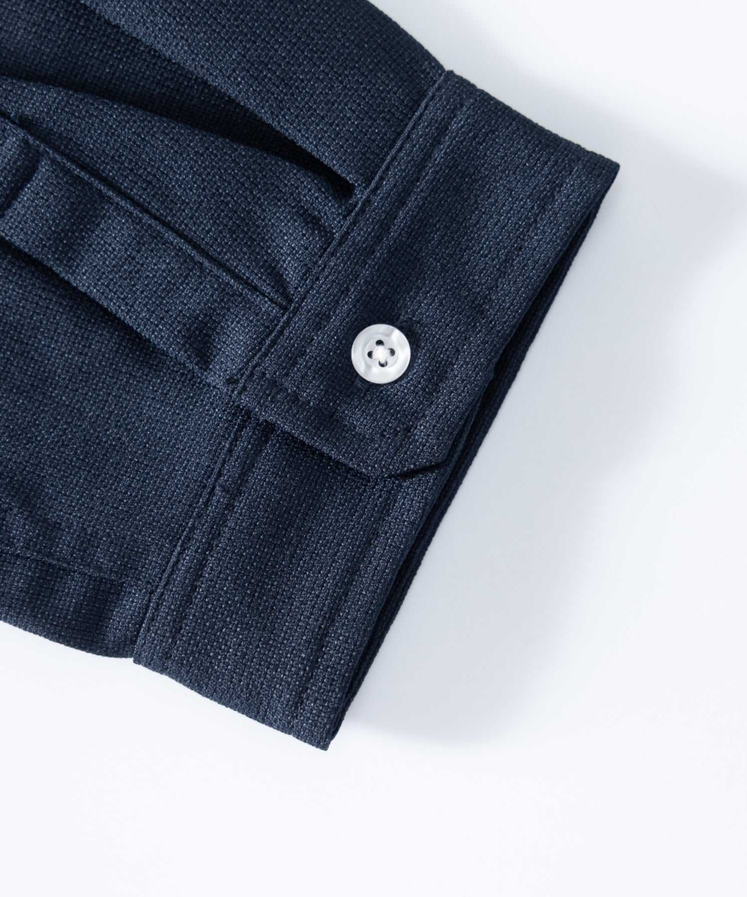 ナイラス Nylaus 接触冷感 レギュラーカラー パナマ織り 7分袖シャツ