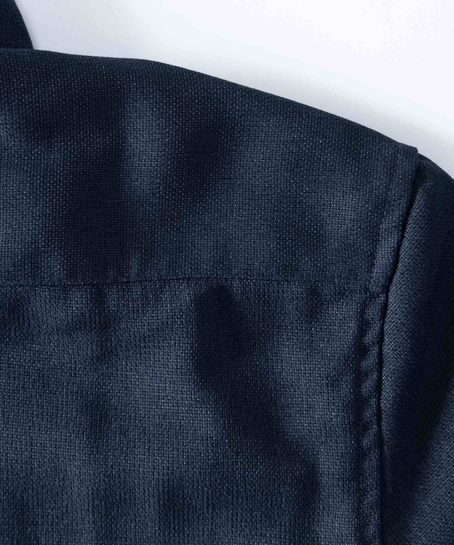 ナイラス Nylaus 接触冷感 レギュラーカラー パナマ織り 7分袖シャツ