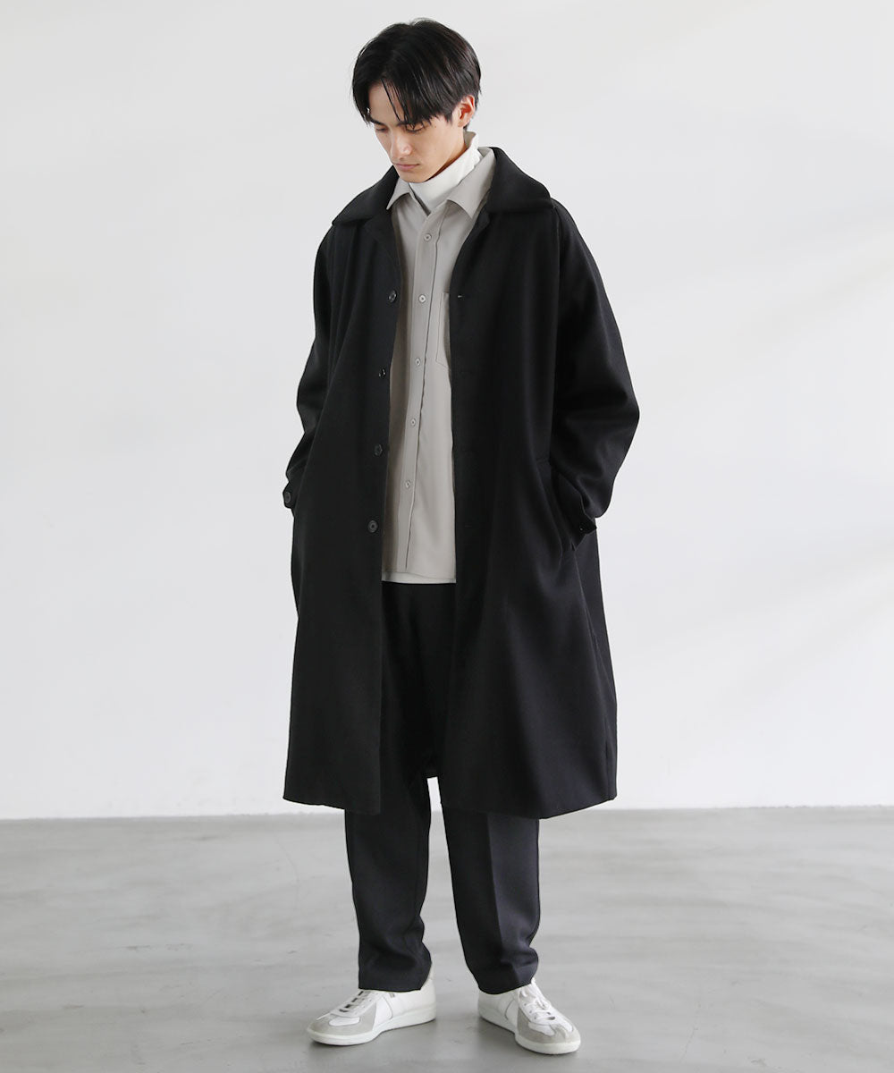 カジュアル THE CASUAL SPU 日本製LANATECウォッシャブルレギュラーカラーシャツ