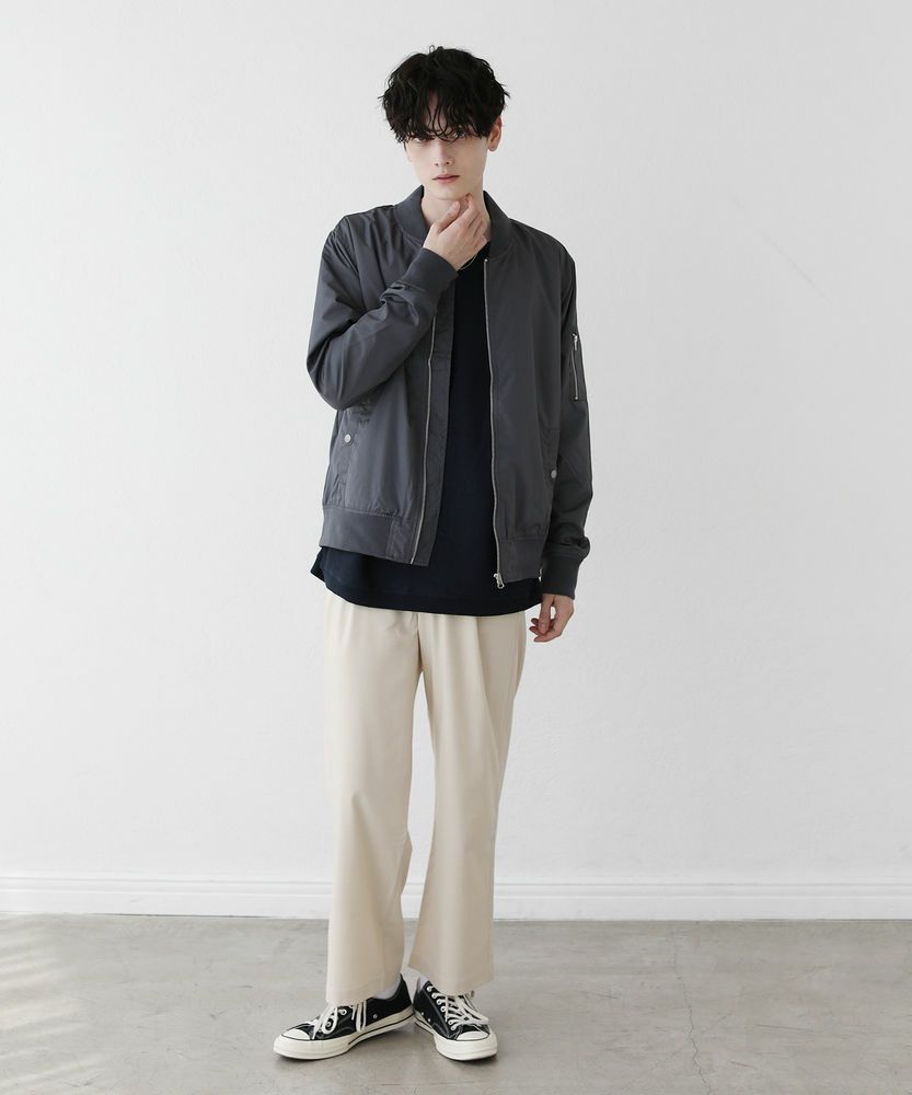 休閒 THE CASUAL ASTRONOMY 聚酯 軍事 MA-1 夾克