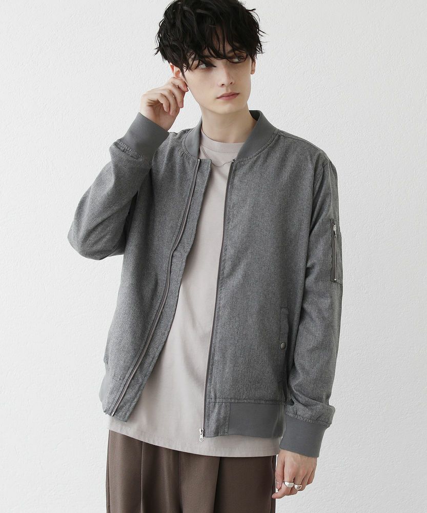 休閒 THE CASUAL ASTRONOMY 聚酯 軍事 MA-1 夾克