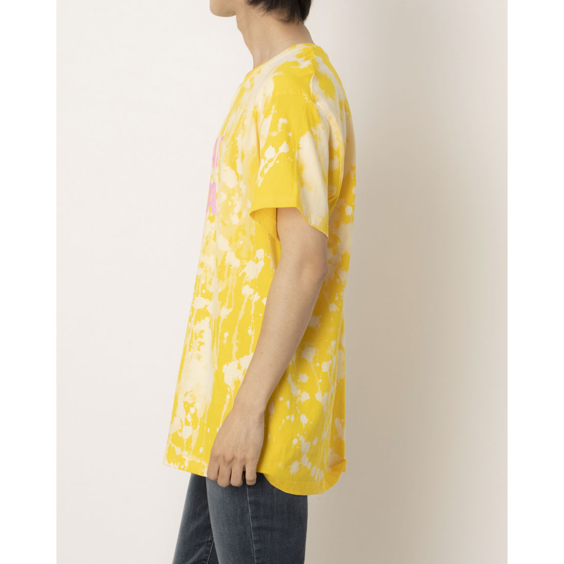 スタースタイリング STARSTYLING 18-TS ART TOTAL T-SHIRT (YELLOW / GLITTER-PINK) YELLOW / GLITTER-PINK