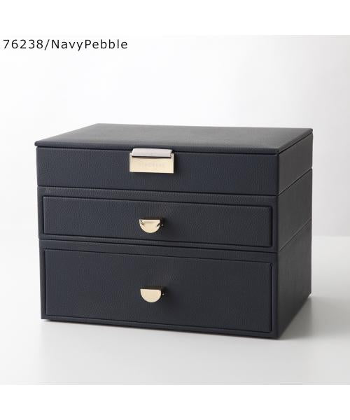 スタッカーズ STACKERS STACKERS ジュエリーボックス Classic Hybrid Drawer Set of 3 (76238/NavyPebble) 76238/NavyPebble