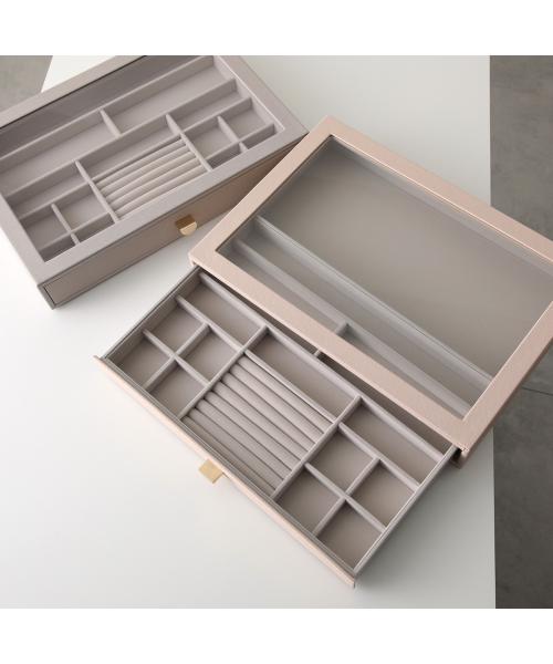 スタッカーズ STACKERS STACKERS ジュエリーケース Supersize Drawer Glass Lid (75810/Taupe) 75810/Taupe