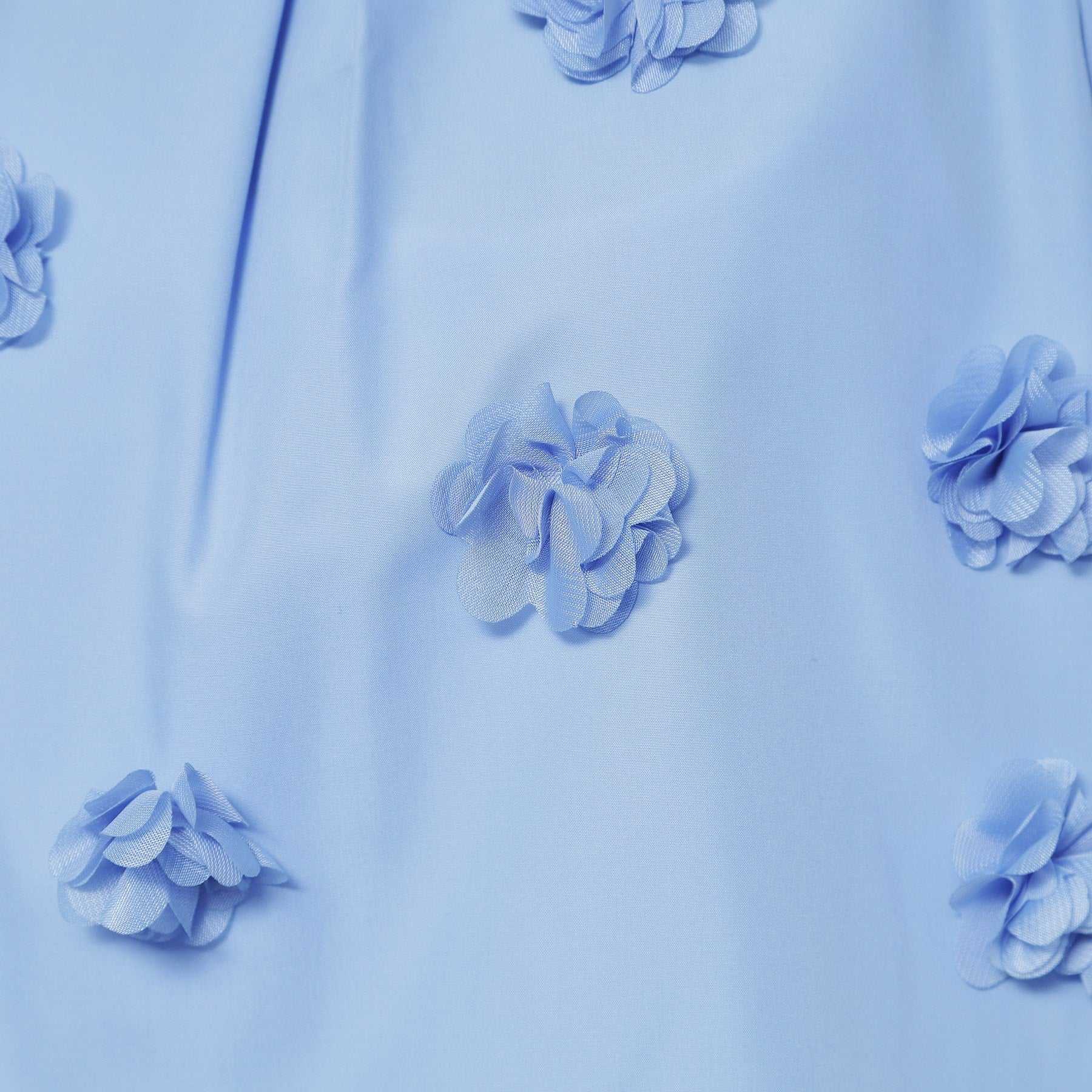 スーナウーナ SunaUna 【ハンドクラフト/フラワーモチーフ】パフスリーブブラウス (ピンク(071)) ピンク(071)