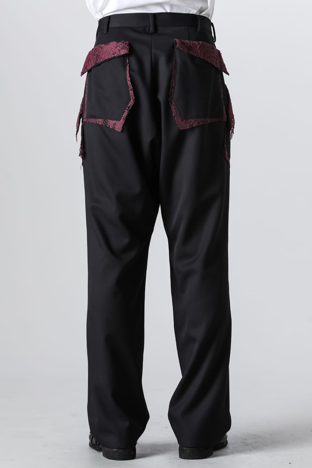 サルバム sulvam Gavadine Lace Straight Pants