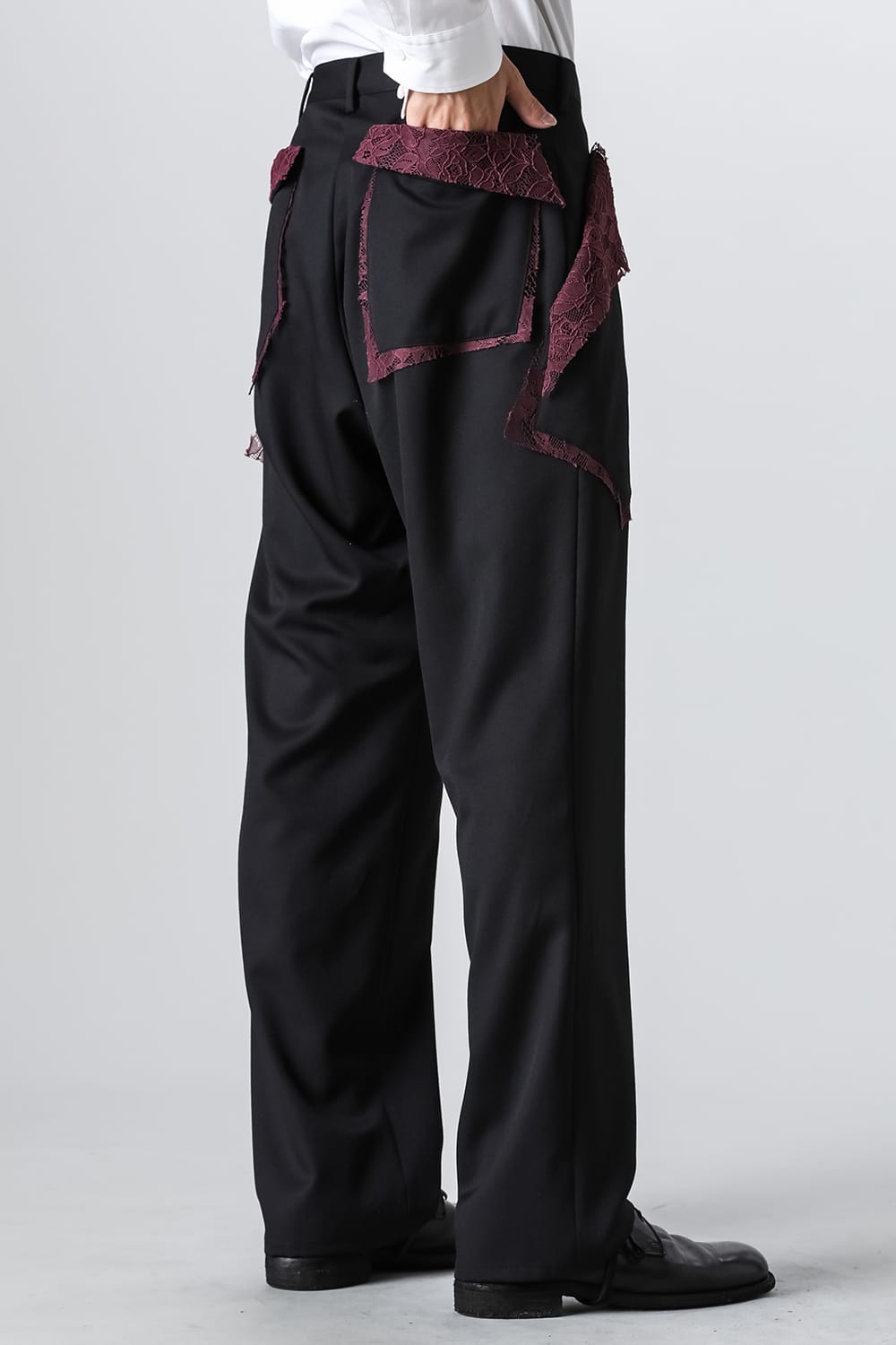 サルバム sulvam Gavadine Lace Straight Pants