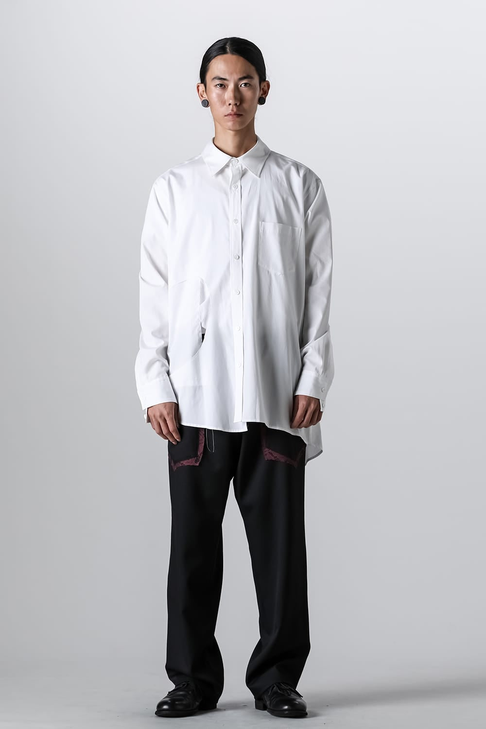 サルバム sulvam Gavadine Lace Straight Pants