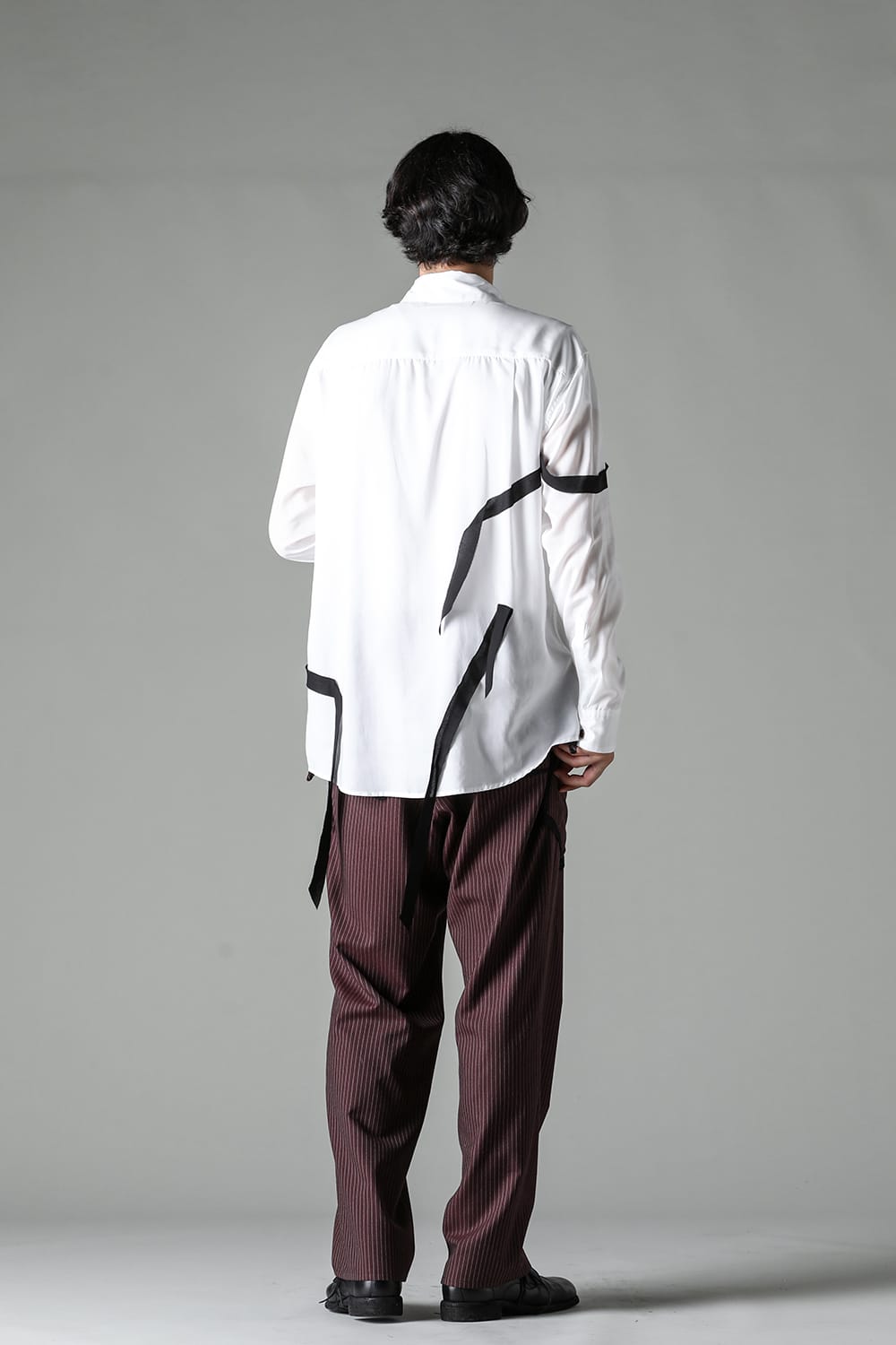 サルバム sulvam Stripe Lace Straight Pants