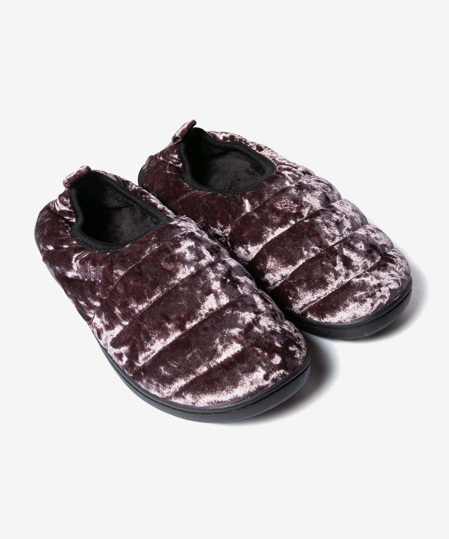 スブ SUBU スブ SUBU VAMP VELVET ヴァンプ ベルベット サンダル 冬用 スリッポン ユニセックス シューズ (BLACK/ブラック) BLACK/ブラック