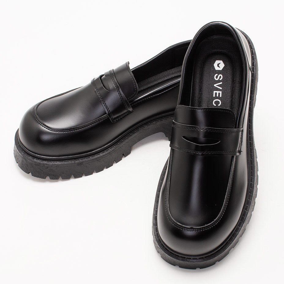 シュベック SVEC 厚底 硬幣便鞋 / 懶人鞋