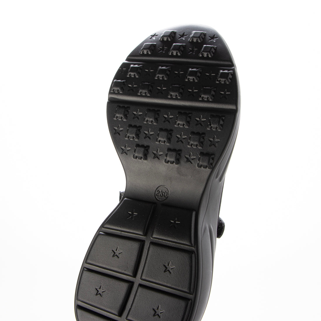 シュベック SVEC 厚底 ベルクロ スニーカー / スニーカーサンダル (ブラック) ブラック