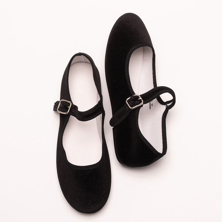 シュベック SVEC 【大人から子供まで】楽ちんぺたんこバレエシューズ フラットシューズ ストラップパンプス カンフーシューズ