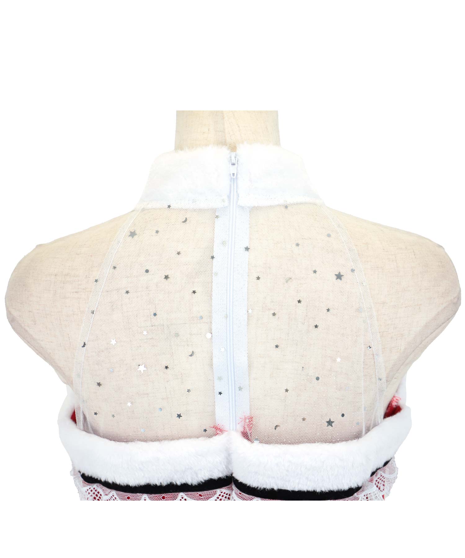 ティカ Tika サンタコス 3点set グリッターチュールレースフレアスカートクラシカルガーリー王道サンタコスプレ【返品不可商品】