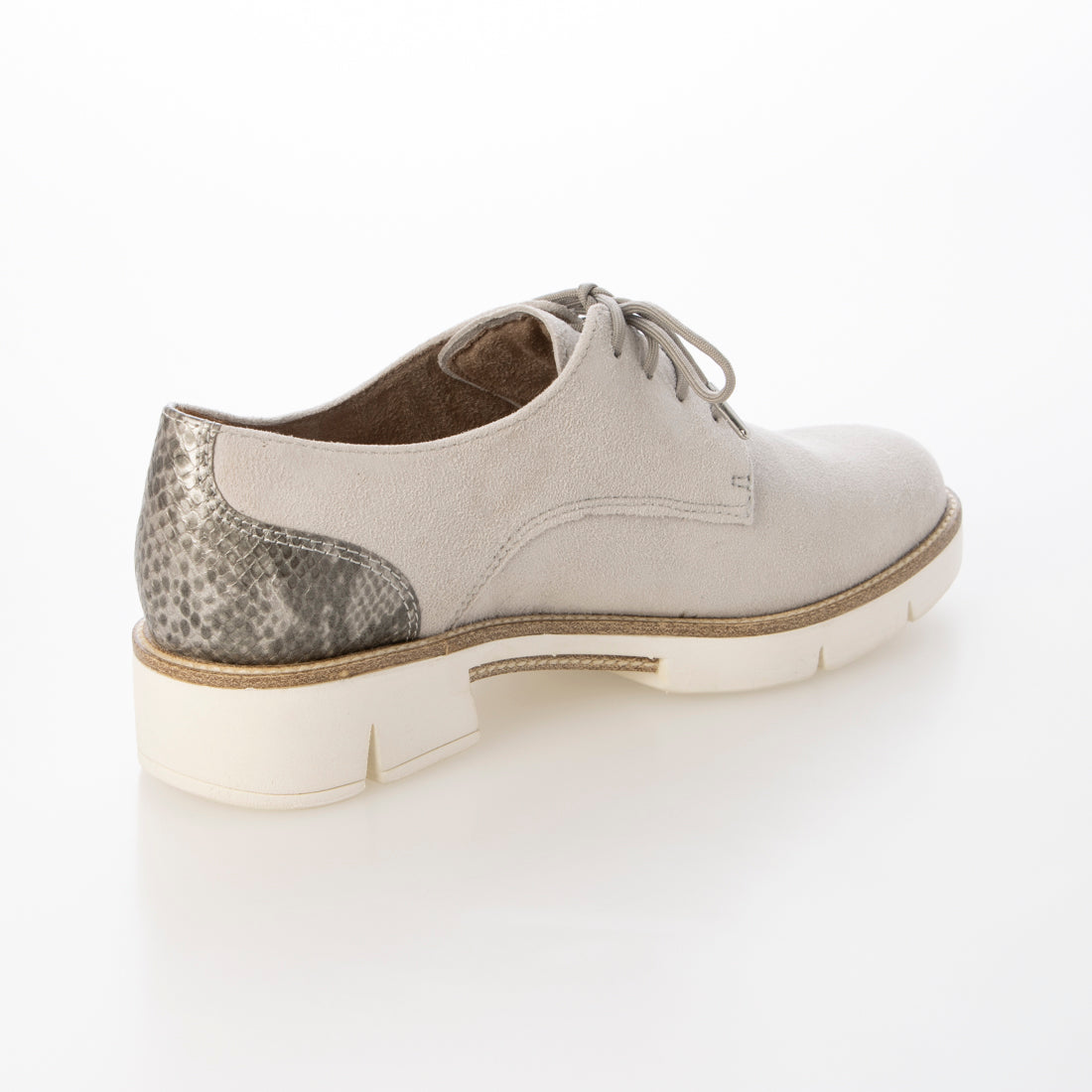 タマリス Tamaris ダービーシューズ (ライトグレースウェード) ライトグレースウェード