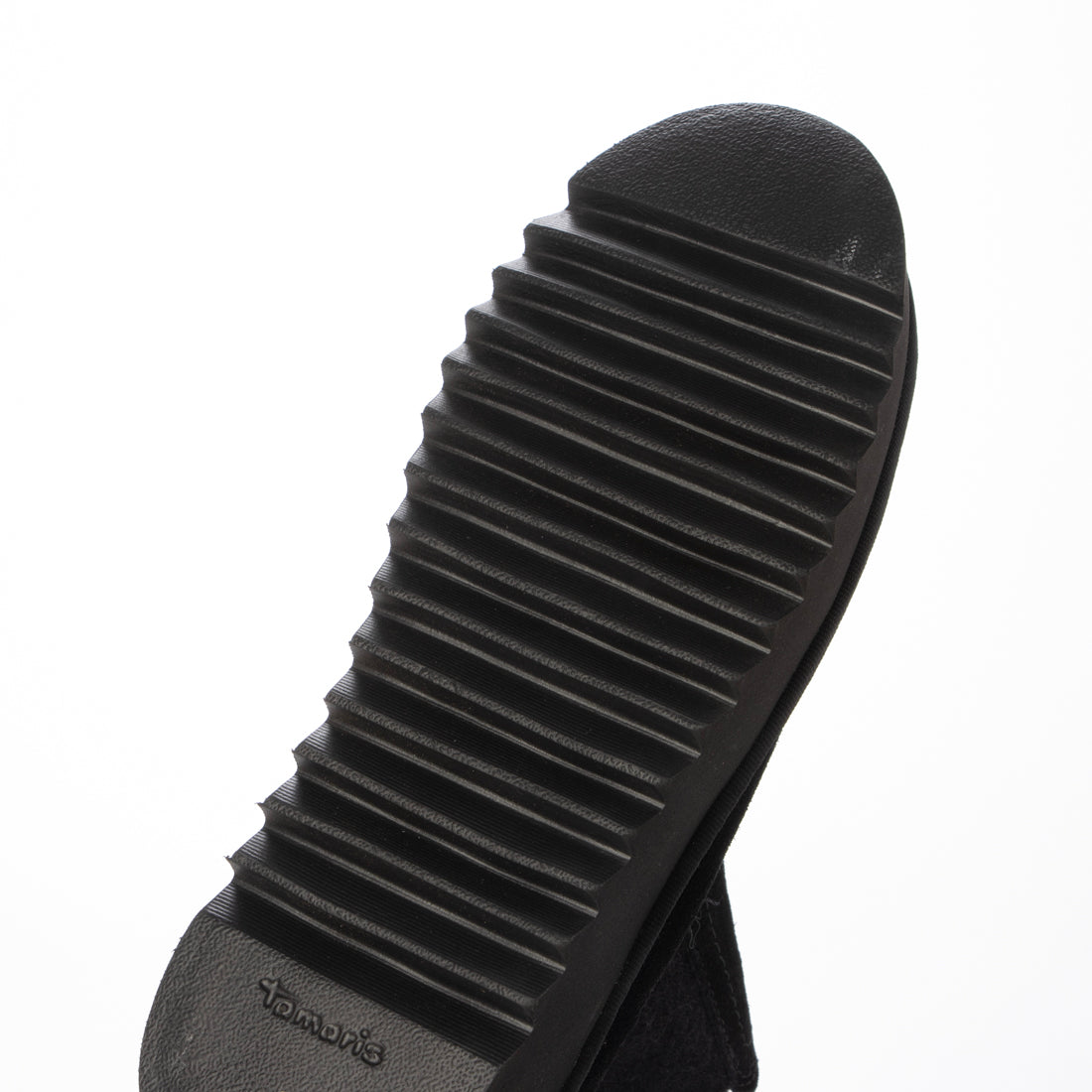 タマリス Tamaris ウォームライニングショートブーツ (ブラックスウェード) ブラックスウェード