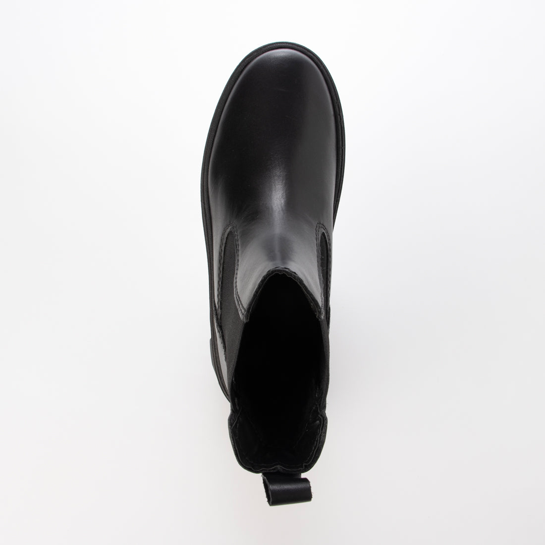 タマリス Tamaris 厚底サイドゴアショートブーツ (ブラック) ブラック