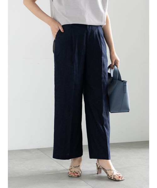 テチチ Te chichi プリントアソートレーヨンリネンパンツ《2025summer catalog item》 (ベージュ) ベージュ