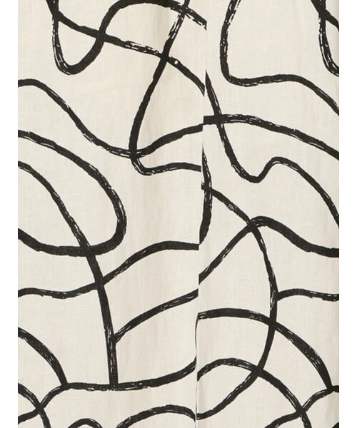 テチチ Te chichi プリントアソートレーヨンリネンパンツ《2025summer catalog item》 (ベージュ) ベージュ