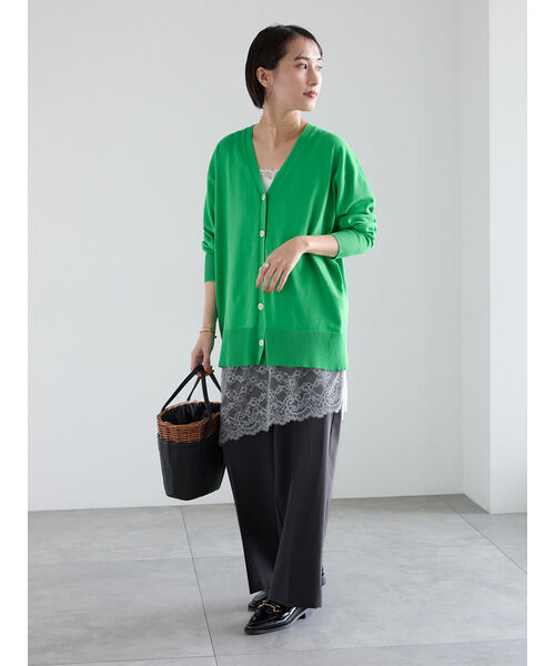 テチチ Te chichi 2WAYカシュクールVネックカーディガン《2026 spring catalog item》 (シルバー) シルバー