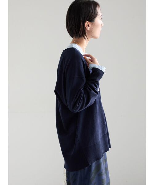 テチチ Te chichi 2WAYカシュクールVネックカーディガン《2026 spring catalog item》 (シルバー) シルバー