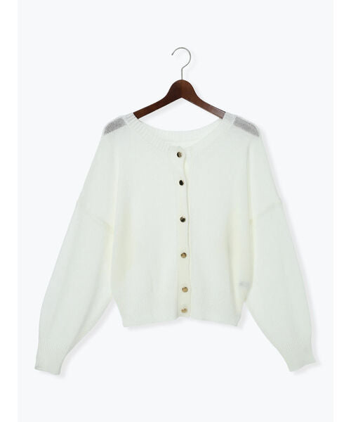 テチチ Te chichi ペーパータッチヤーン2wayメッシュニット (レッド) レッド