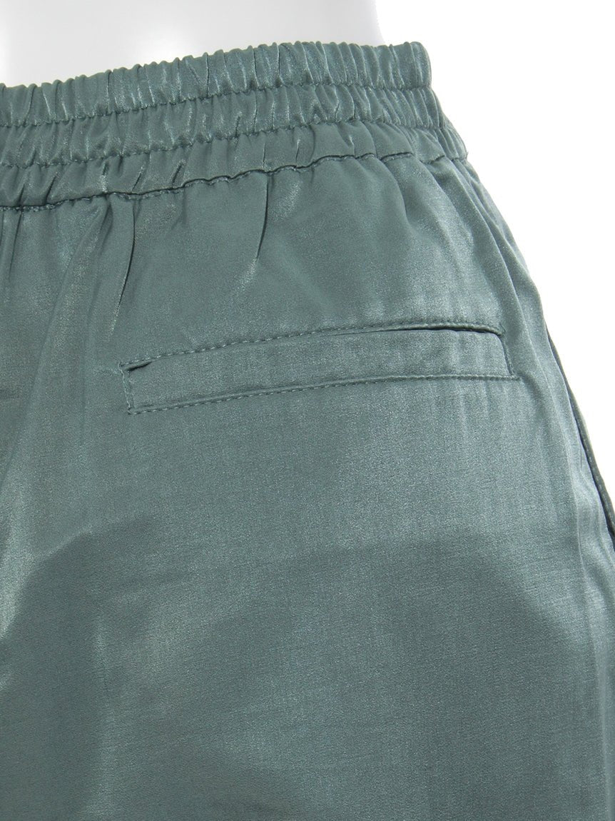 テチチ Te chichi サテンテーパードパンツ (ベージュ) ベージュ