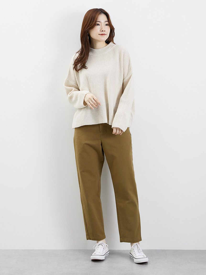 テチチ Te chichi Lugnoncure 畦編みニット (ベージュ) ベージュ