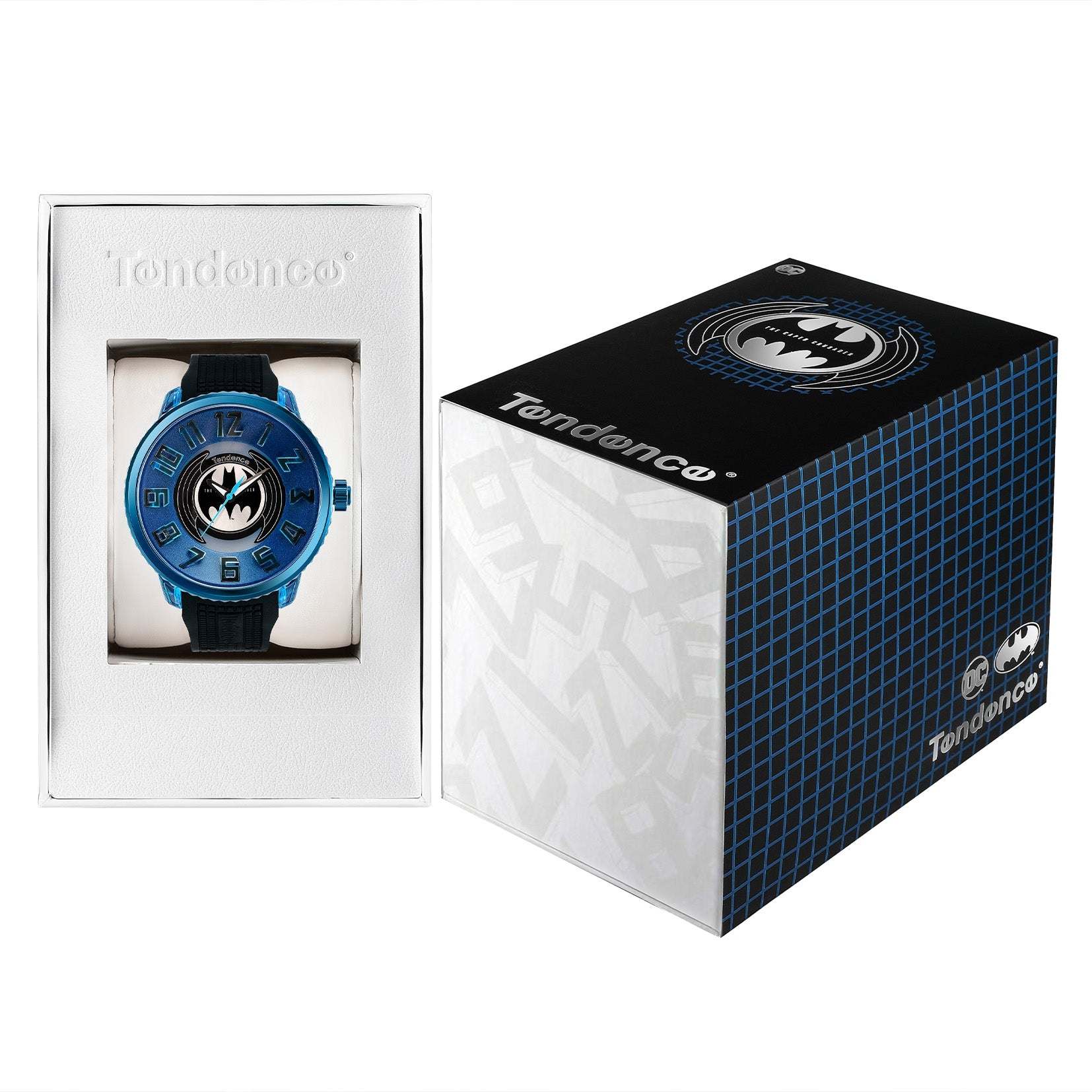 TENDENCE Batman Collaboration Men's Watch TY532017 Quartz blue Silicone